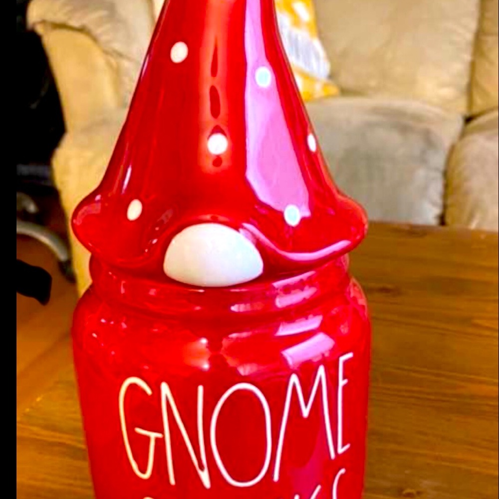 Rae Dunn Gnome snack canister